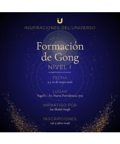 TALLER DE GONG NIVEL I: 9 Y 10 MAYO 2026 - SAT SHABD SINGH