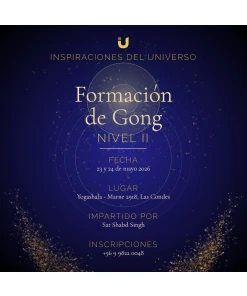 TALLER DE GONG NIVEL II: 23 Y 24 MAYO 2026 - SAT SHABD SINGH